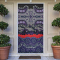 ANZAC Day Melbourne Storm Door Cover Military Memorial Aboriginal Indigenous Art