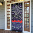 ANZAC Day Melbourne Storm Door Cover Military Memorial Aboriginal Indigenous Art