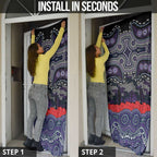ANZAC Day Melbourne Storm Door Cover Military Memorial Aboriginal Indigenous Art