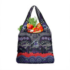ANZAC Day Melbourne Storm Grocery Bag Military Memorial Aboriginal Indigenous Art