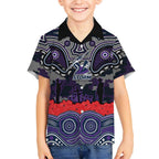 ANZAC Day Melbourne Storm Hawaiian Shirt Military Memorial Aboriginal Indigenous Art