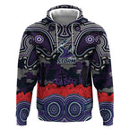 ANZAC Day Melbourne Storm Hoodie Military Memorial Aboriginal Indigenous Art