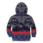 ANZAC Day Melbourne Storm Kid Hoodie Military Memorial Aboriginal Indigenous Art