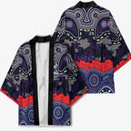 ANZAC Day Melbourne Storm Kimono Military Memorial Aboriginal Indigenous Art