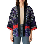 ANZAC Day Melbourne Storm Kimono Military Memorial Aboriginal Indigenous Art
