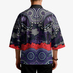 ANZAC Day Melbourne Storm Kimono Military Memorial Aboriginal Indigenous Art