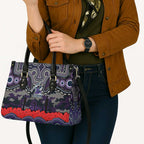 ANZAC Day Melbourne Storm Leather Bag Military Memorial Aboriginal Indigenous Art