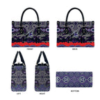 ANZAC Day Melbourne Storm Leather Bag Military Memorial Aboriginal Indigenous Art