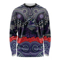 ANZAC Day Melbourne Storm Long Sleeve Shirt Military Memorial Aboriginal Indigenous Art