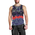 ANZAC Day Melbourne Storm Men Tank Top Military Memorial Aboriginal Indigenous Art