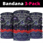 ANZAC Day Melbourne Storm Neck Gaiter Military Memorial Aboriginal Indigenous Art