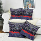 ANZAC Day Melbourne Storm Pillow Cover Military Memorial Aboriginal Indigenous Art