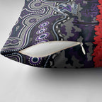 ANZAC Day Melbourne Storm Pillow Cover Military Memorial Aboriginal Indigenous Art