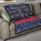 ANZAC Day Melbourne Storm Quilt Military Memorial Aboriginal Indigenous Art
