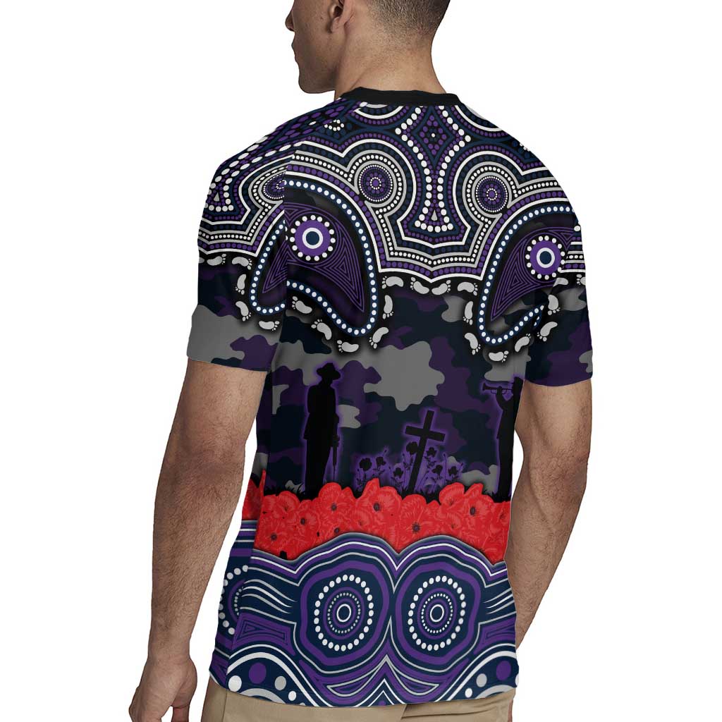 ANZAC Day Melbourne Storm Rugby Jersey Military Memorial Aboriginal Indigenous Art