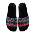 ANZAC Day Melbourne Storm Slide Sandals Military Memorial Aboriginal Indigenous Art