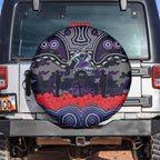 ANZAC Day Melbourne Storm Spare Tire Cover Military Memorial Aboriginal Indigenous Art