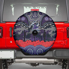 ANZAC Day Melbourne Storm Spare Tire Cover Military Memorial Aboriginal Indigenous Art