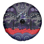 ANZAC Day Melbourne Storm Spare Tire Cover Military Memorial Aboriginal Indigenous Art