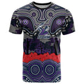 ANZAC Day Melbourne Storm T Shirt Military Memorial Aboriginal Indigenous Art