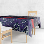 ANZAC Day Melbourne Storm Tablecloth Military Memorial Aboriginal Indigenous Art