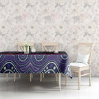 ANZAC Day Melbourne Storm Tablecloth Military Memorial Aboriginal Indigenous Art