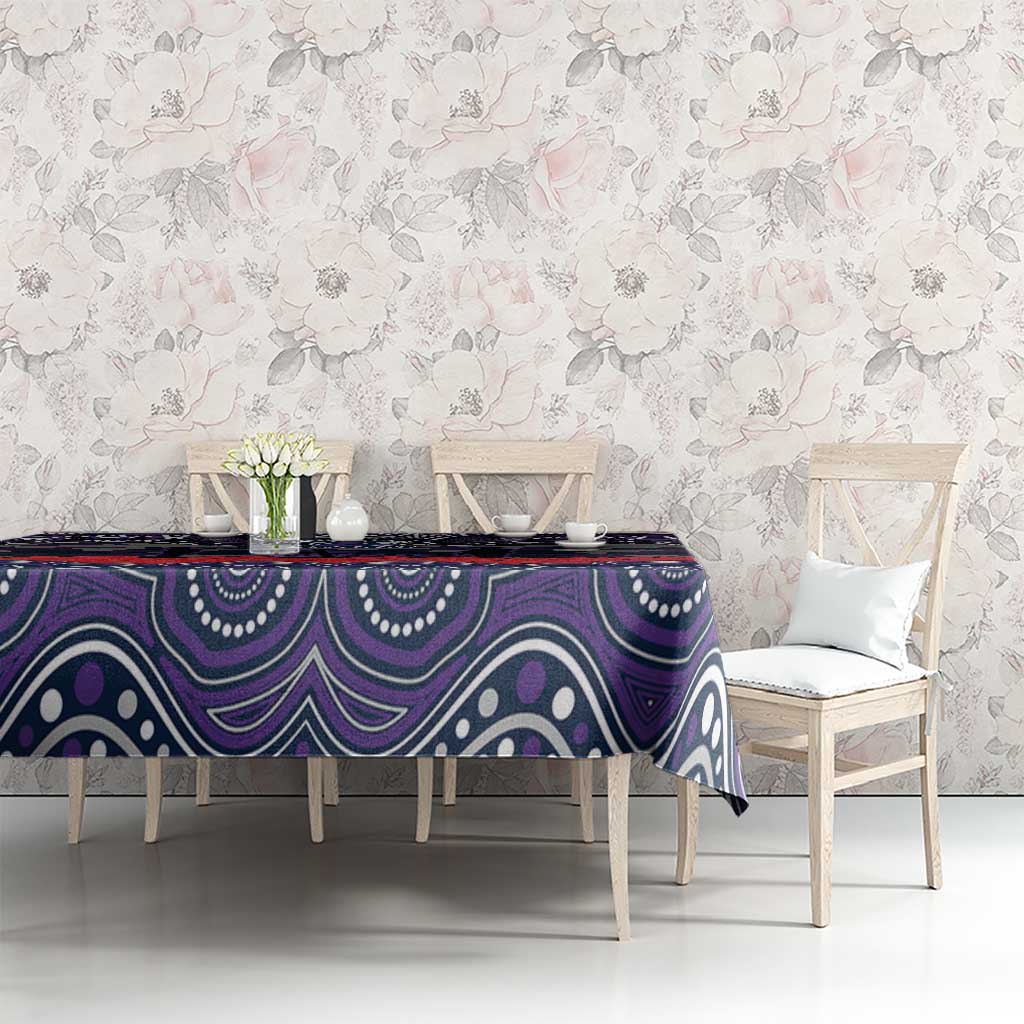 ANZAC Day Melbourne Storm Tablecloth Military Memorial Aboriginal Indigenous Art