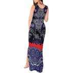 ANZAC Day Melbourne Storm Tank Maxi Dress Military Memorial Aboriginal Indigenous Art