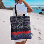 ANZAC Day Melbourne Storm Tote Bag Military Memorial Aboriginal Indigenous Art