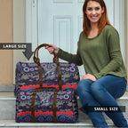 ANZAC Day Melbourne Storm Travel Bag Military Memorial Aboriginal Indigenous Art