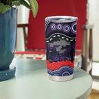 ANZAC Day Melbourne Storm Tumbler Cup Military Memorial Aboriginal Indigenous Art