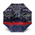 ANZAC Day Melbourne Storm Umbrella Military Memorial Aboriginal Indigenous Art