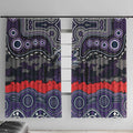 ANZAC Day Melbourne Storm Window Curtain Military Memorial Aboriginal Indigenous Art