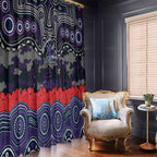 ANZAC Day Melbourne Storm Window Curtain Military Memorial Aboriginal Indigenous Art