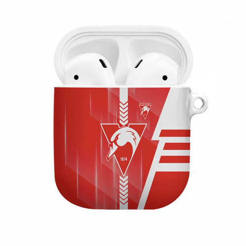 Sydney Swans AirPods Case Modern Geometric Sports Graphic Style