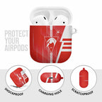 Sydney Swans AirPods Case Modern Geometric Sports Graphic Style