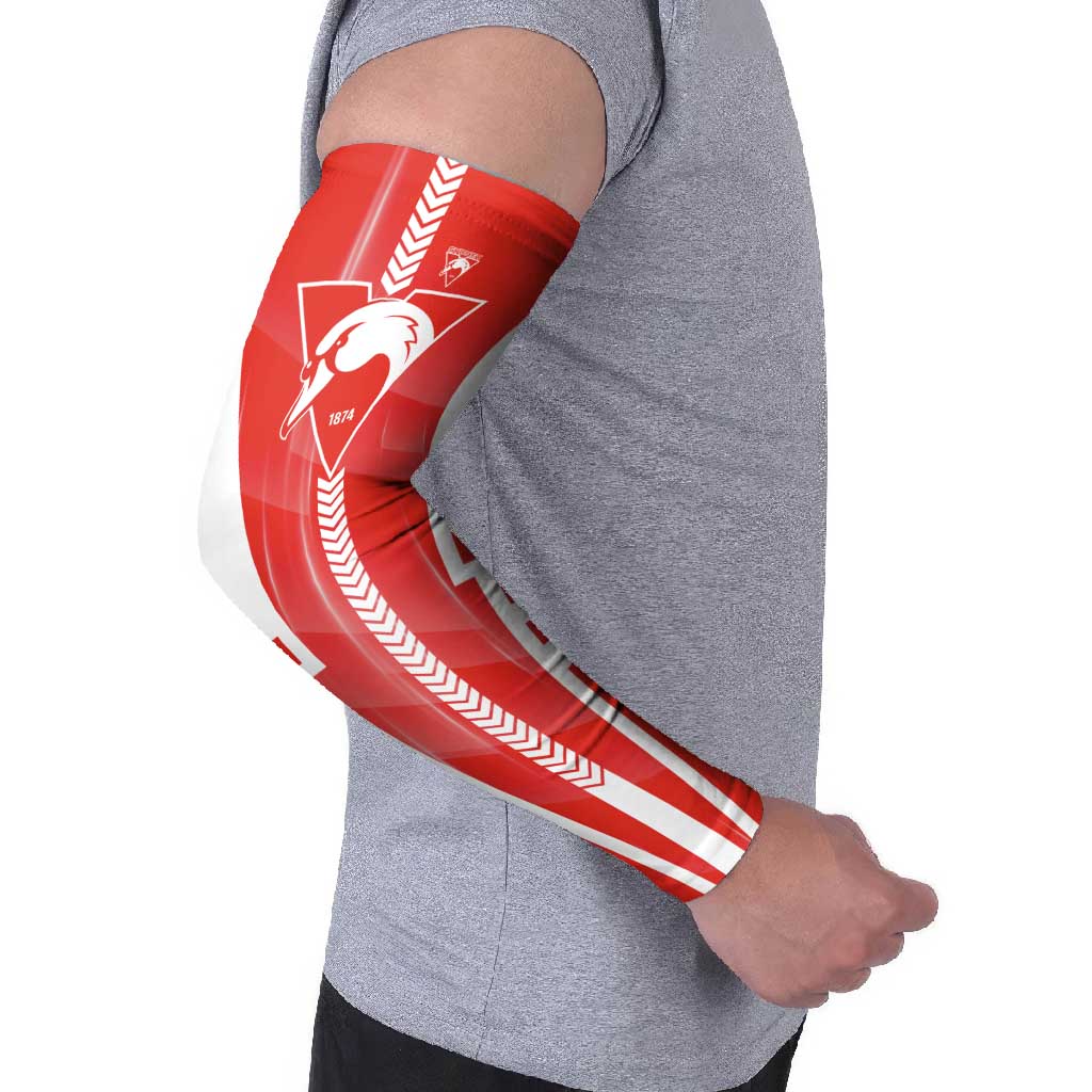 Personalized Sydney Swans Arm Sleeves Modern Geometric Sports Graphic Style