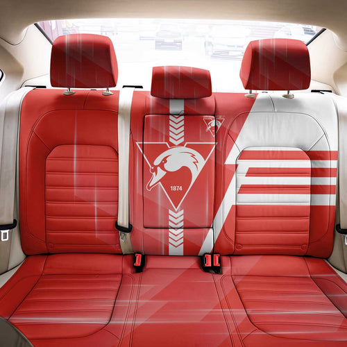 Sydney Swans Back Car Seat Cover Modern Geometric Sports Graphic Style