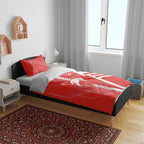 Sydney Swans Bedding Set Modern Geometric Sports Graphic Style