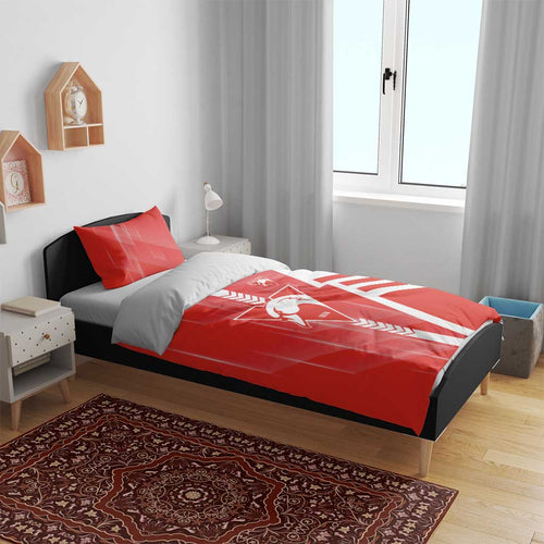 Sydney Swans Bedding Set Modern Geometric Sports Graphic Style