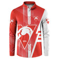 Personalized Sydney Swans Button Sweatshirt Modern Geometric Sports Graphic Style
