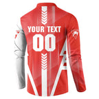 Personalized Sydney Swans Button Sweatshirt Modern Geometric Sports Graphic Style