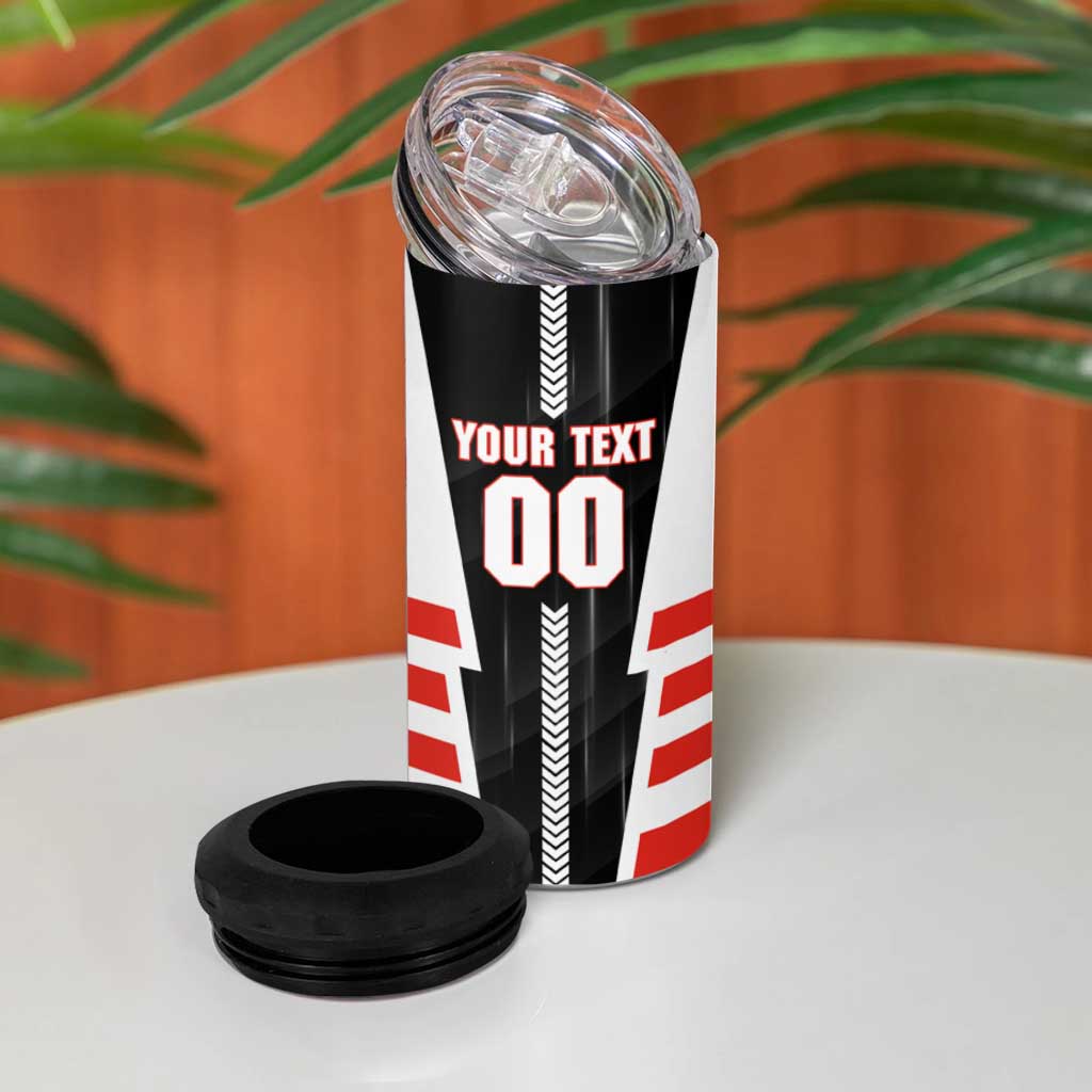 Personalized Sydney Swans 4 in 1 Can Cooler Tumbler Modern Geometric Sports Graphic Style