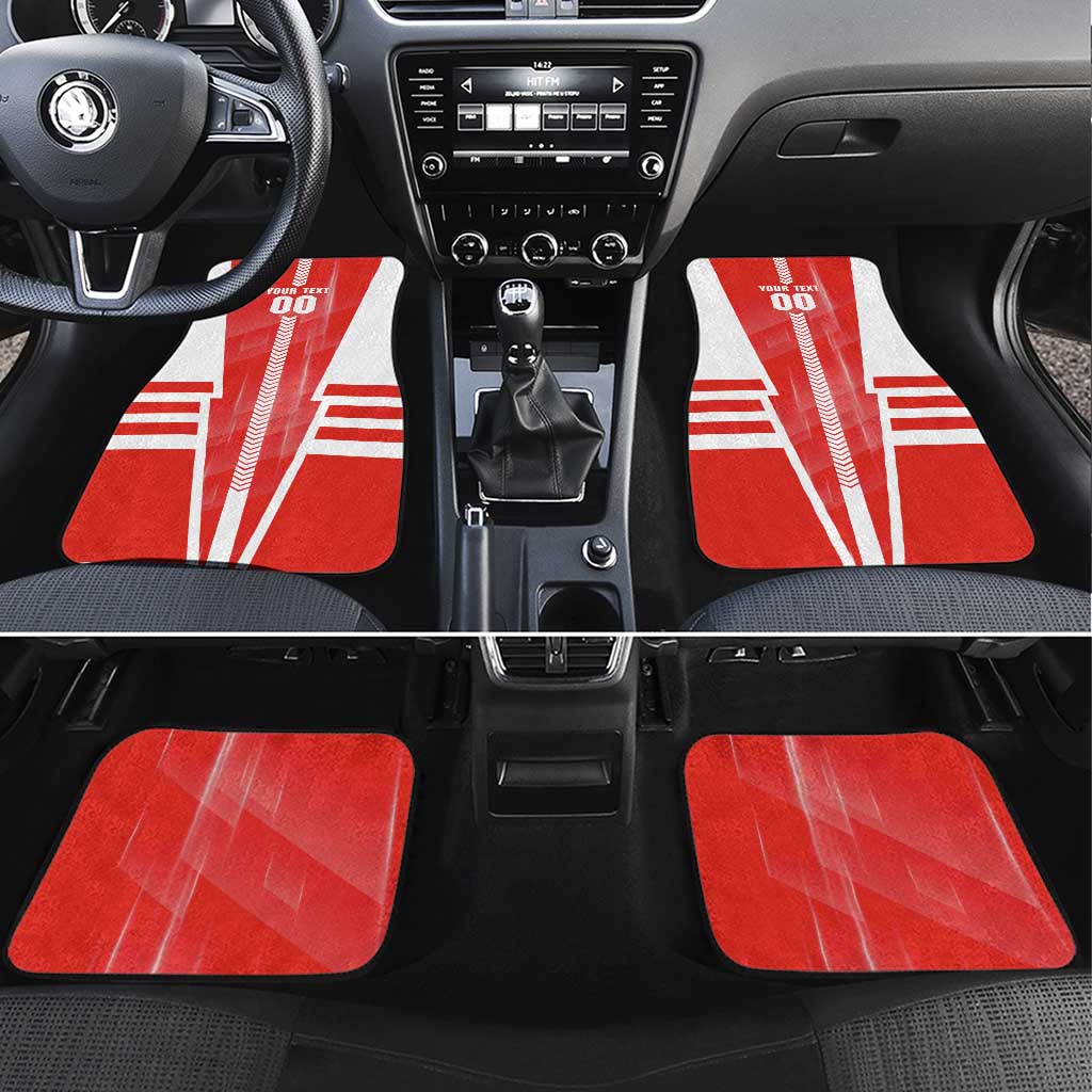 Personalized Sydney Swans Car Mats Modern Geometric Sports Graphic Style