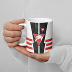 Personalized Sydney Swans Ceramic Mug Modern Geometric Sports Graphic Style