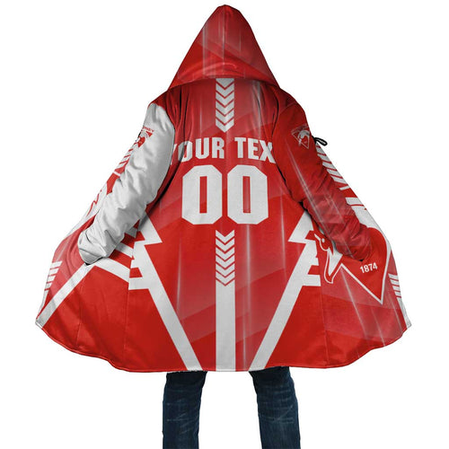 Personalized Sydney Swans Cloak Modern Geometric Sports Graphic Style