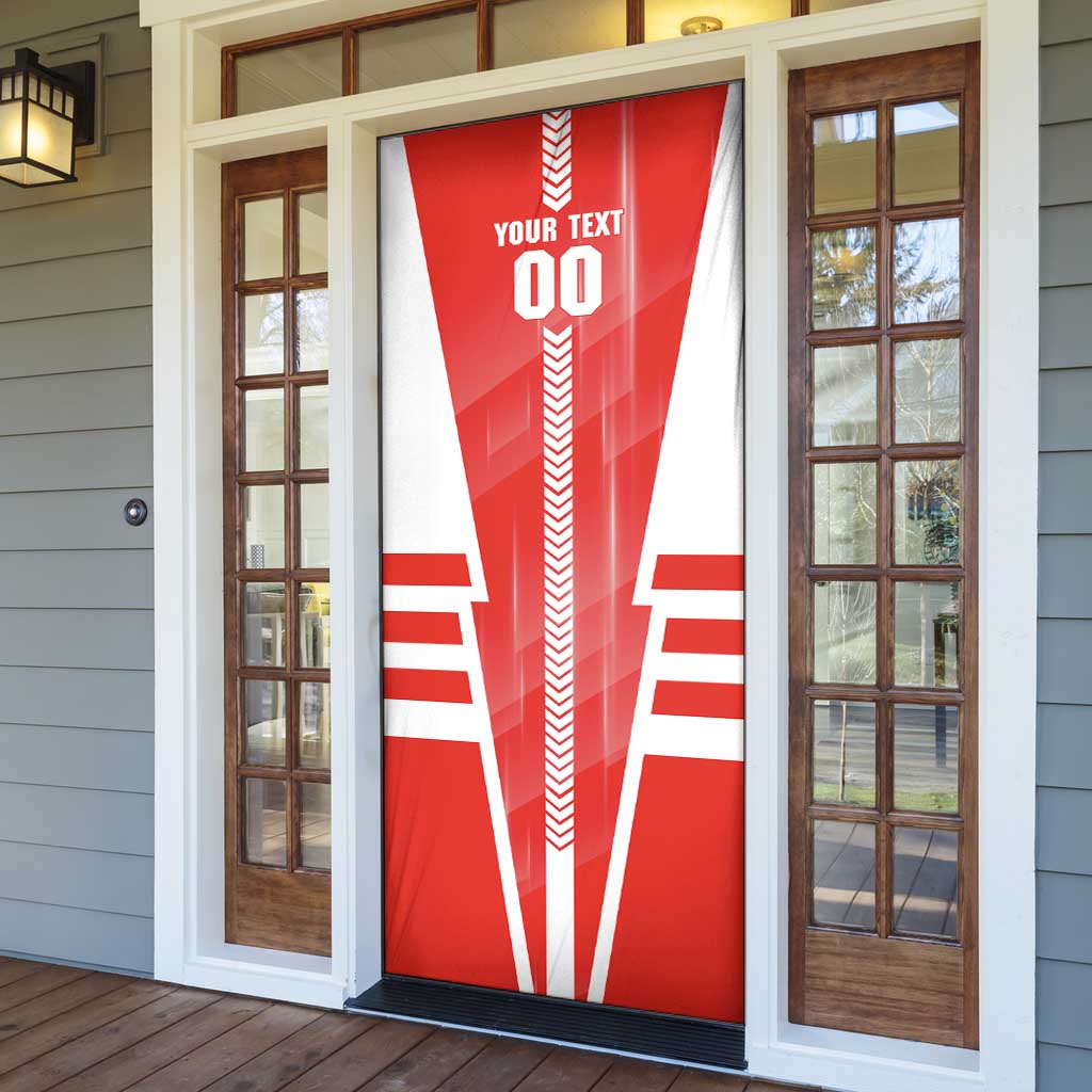 Personalized Sydney Swans Door Cover Modern Geometric Sports Graphic Style