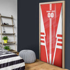 Personalized Sydney Swans Door Cover Modern Geometric Sports Graphic Style