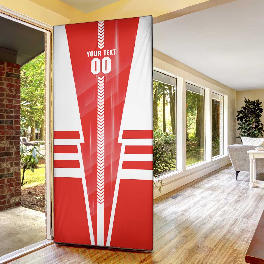 Personalized Sydney Swans Door Cover Modern Geometric Sports Graphic Style