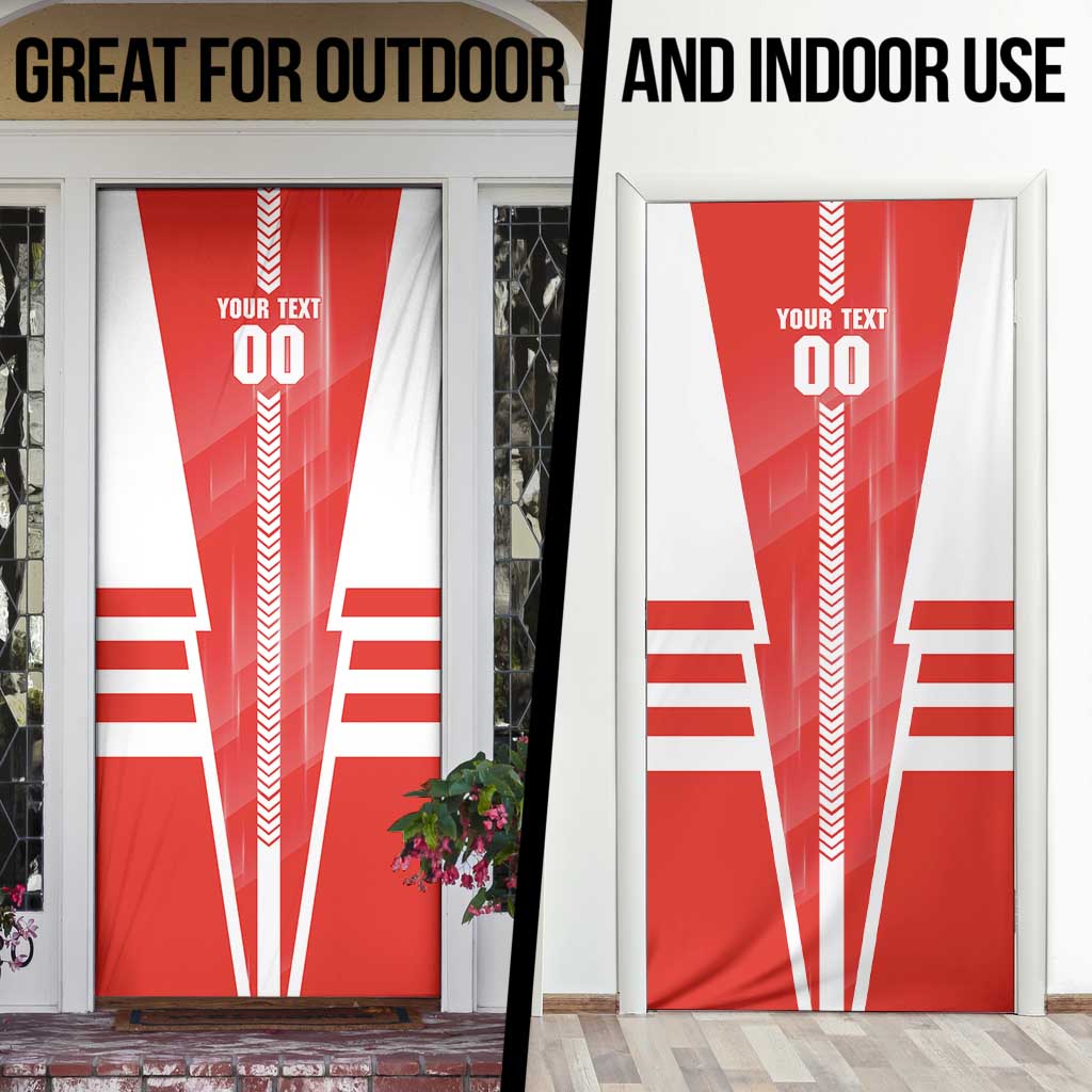 Personalized Sydney Swans Door Cover Modern Geometric Sports Graphic Style